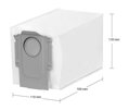 Prahujoče vrečke za Roborock Qrevo Curv/Edge/P20 (3 kosi)-Enkratne vrečke za sesalnik