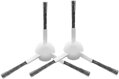 Stranske krtače za Dreame X30 Ultra/L20 Ultra/L10s Pro Series/L10s Ultra Gen 2 (2 kosi)-Trajne nadomestne krtače