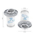Rowenta ZR009006 filter za X-Force 8.60 RH96xx, X-Pert 6.60 RH68xx in X-Combo Vacuum & Mop GZ30xx - 2 kosa