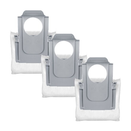 Prahujoče vrečke za Roborock Qrevo Curv/Edge/P20 (3 kosi)-Enkratne vrečke za sesalnik