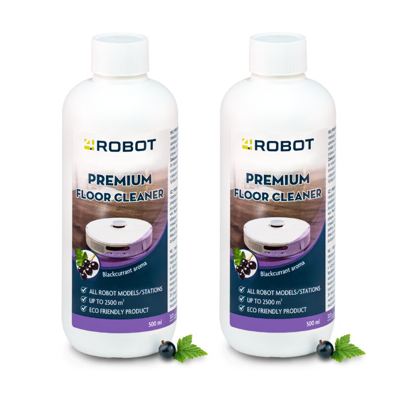 4Robot čistilno sredstvo za robotske sesalnike 2x500ml 4Robot čistilno sredstvo za robotske sesalnike 2x500ml